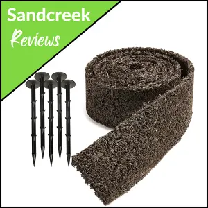 Zyppio Black Rubber Mulch Border